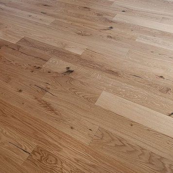 Parquet board, Oak, rustic grade, &ldquo;Natural color&rdquo; 15x140x500-1500 mm