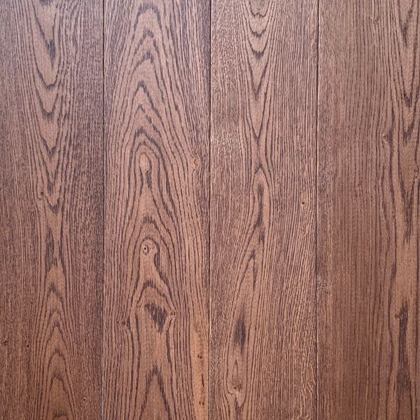 Parquet board, Oak, rustic grade, &ldquo;Chocolate&rdquo; 15x140x500-1500 mm