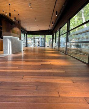 Thermal maple decking board, extra grade