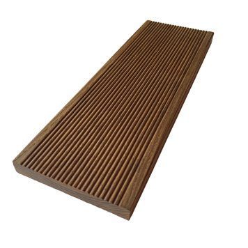 Thermal ash decking board, extra grade, reeded, 20x135x900-2400 mm