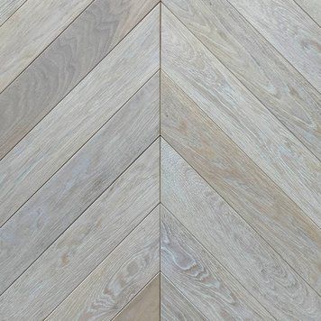 Parquet board, Chevron, Oak, select grade, &ldquo;Alpine Oak&rdquo; 15x90x600 mm